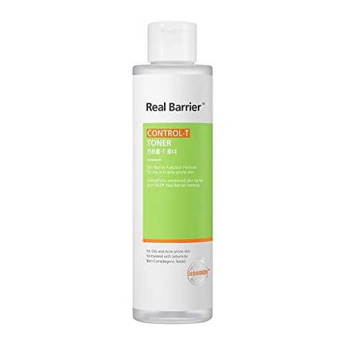  Real Barrier Control-T Toner, an Alcohol Free, Trouble Care with Sebomide, Skin Smoothing and Hydrating, 6.42 Fl Oz, 190ml