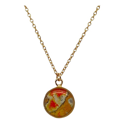  Rebel Nell Amy Round Pendant and Chain