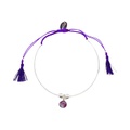 Rebel Nell Bianca Charm Bracelet with Cord and Tassel