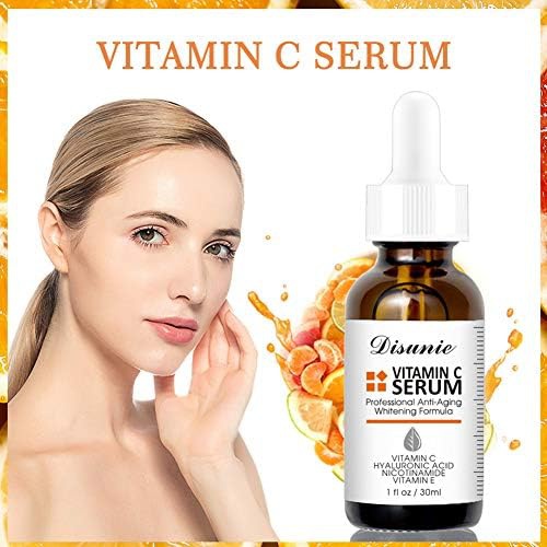  redcolourful Moisturizing Essence, VC Face Essence Shrink Pore Moisturizing Anti-Wrinkle Lighten Melanin Skin Care VC Essence