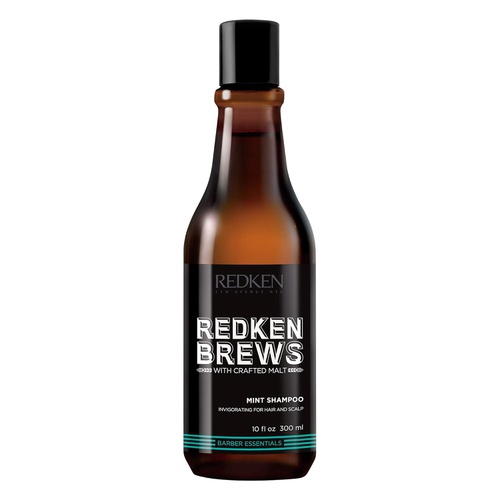  Redken Brews Mint Shampoo For Men, Energizing Mint Scent With Menthol For Soothing, Mens Shampoo