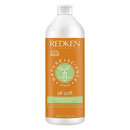  Redken Nature + Science All Soft Shampoo | For Dry Hair | Adds Moisture For Healthy Looking Hair | With Birch Sap | Vegan