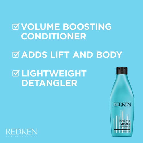  Redken High Rise Volume Conditioner | For Fine Hair | Detangles & Adds Volume