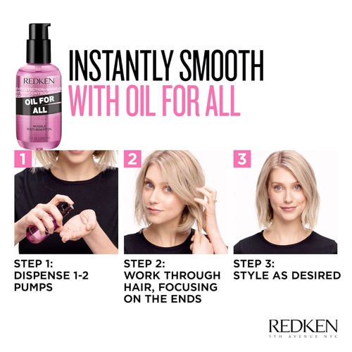  Redken Oil for All, Multi Benefit Hair Oil for all hair types