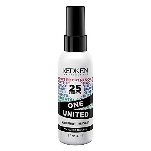  Redken One United All-In-One Leave-In Conditioner | Multi-Benefit Treatment | Heat Protectant Spray for Hair | All Hair Types | Paraben Free