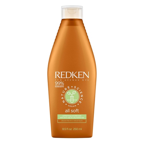  Redken Nature + Science All Soft Conditioner | For Dry Hair | Increases Manageability & Adds Shine | With Birch Sap | Vegan