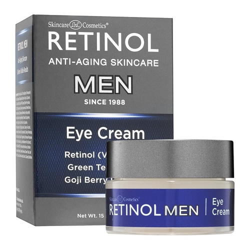  Retinol Men’s Eye Cream  The Original Retinol Eye Treatment For Men  Targets Under-Eye Area to Reduce Puffiness & Dark Circles, Boost Hydration & Drastically Minimize the Visible