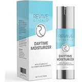 Revive Science Face Moisturizer, Daily Anti Aging Cream with Vitamin C, E, CoQ10 Peptide - Hydrating Face Lotion for Dry Sensitive Skin for Smooth Wrinkle Free Skin -1 FL OZ