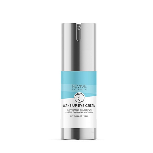  Revive Science Eye Cream with Collagen, Caffeine, Niacinamide for Dark Circles, Puffiness, Wrinkles, Fine Lines, Under Eye, Bags - Anti aging Eye Serum for Men & Women (15 ML)