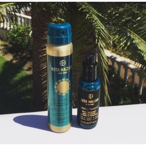  Rita Hazan Lock Plus Block Protective Spray, Blocks Humidity and UV Rays, 3 oz