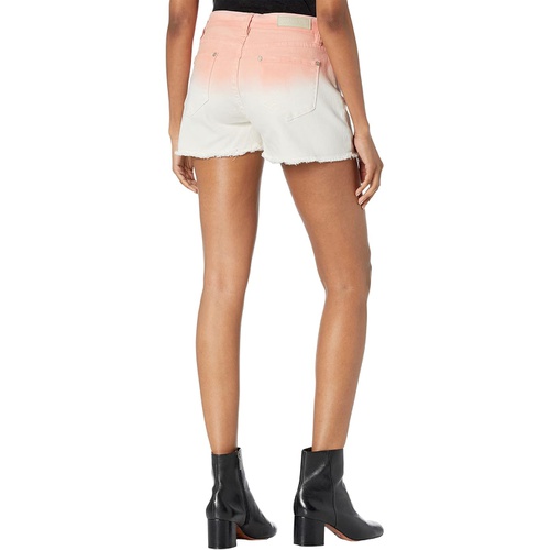  Rock and Roll Cowgirl Mid-Rise Ombre Denim Shorts in Peach Ombre 68M9782