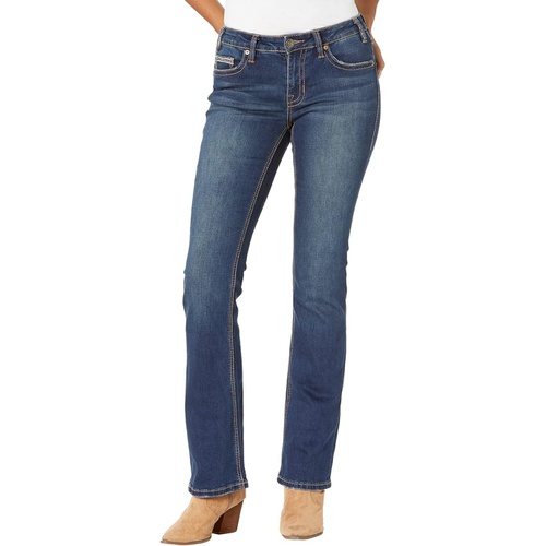  Rock and Roll Cowgirl Mid-Rise Jeans in Dark Vintage W1-8212