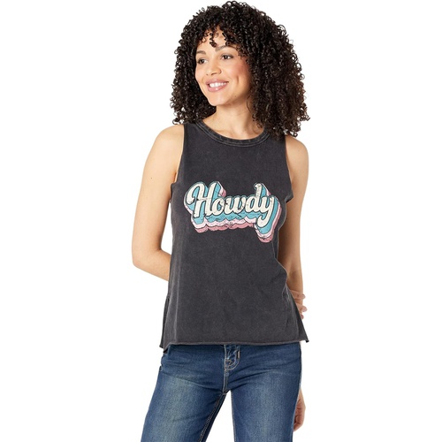  Rock and Roll Cowgirl Howdy Graphic Muscle Tank 49-3220