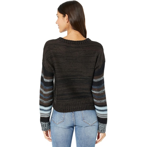  Rock and Roll Cowgirl Sweater with Stripe Sleeves 46-2356