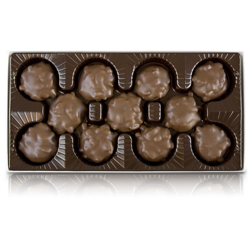  Russell Stover Pangburns Millionaire$ Candy, 9.75 Ounce Box, Pangburns Millionaires Candy, Buttery Pecans, Creamy Caramel, Honey, and Mouthwatering Milk Chocolate; Texas Born, and Loved by All