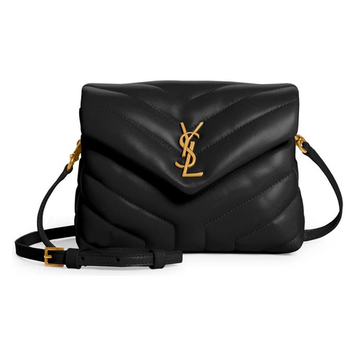 이브 생로랑 Saint Laurent Toy Loulou Matelasse Leather Crossbody Bag_1000 NERO