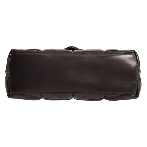 이브 생로랑 Saint Laurent Medium Loulou Quilted Puffer Leather Shoulder Bag_NOIR