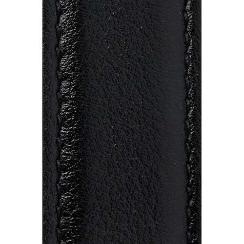 이브 생로랑 Saint Laurent Monogram Leather Belt_NERO