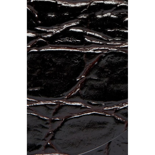 이브 생로랑 Saint Laurent Croc Embossed Leather Belt_FONDENTE