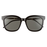 Saint Laurent 54mm Sunglasses_BLACK/ GREY