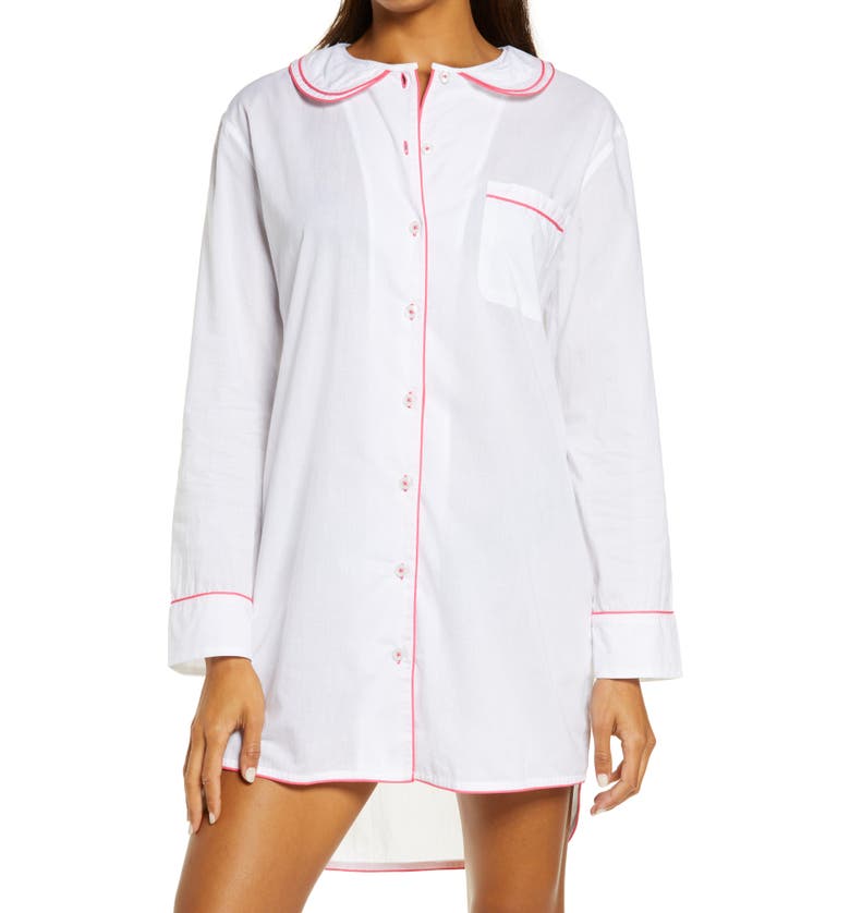  Sant and Abel Sant & Abel Cambric Cotton Nightshirt_White