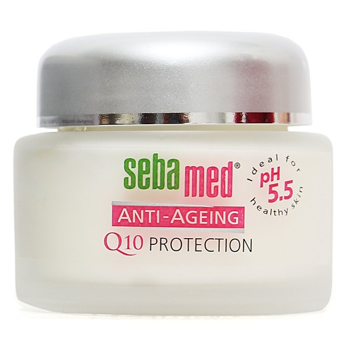  Sebamed Q10 Face and Neck Age Defense Q10 Protection Cream pH 5.5 Reduces Wrinkles and Fine Lines Anti-Aging Moisturizer 1.68 Fluid Ounces (50 Milliliters)