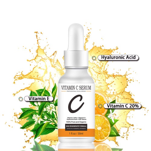  SEEWW Vitamin C Face Serum Vitamin E Hyaluronic Acid Essence for Moisturizing Firming Anti-aging