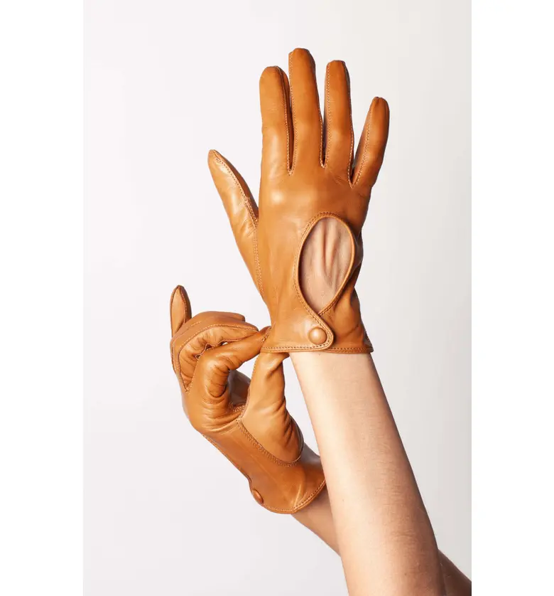  Seymoure Leather Gloves_CAMEL