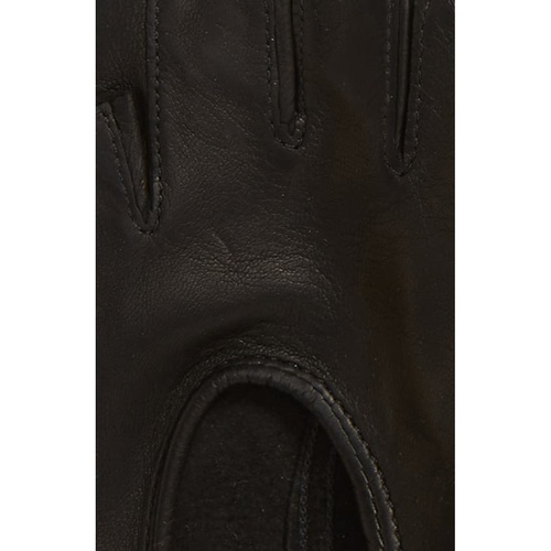  Seymoure Fingerless Leather Gloves_BLACK