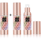 SIAMHOO One Step Face Primer Makeup Tricolor Tinted Moisturizer Skin Tone Correcting and Brightening Primer for Glowing and Flawless Makeup, 35ml - 2pcs