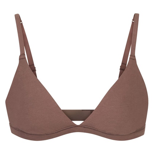  SKIMS Stretch Cotton Triangle Bralette_GARNET