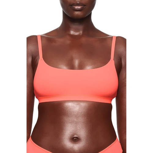  SKIMS Fits Everybody Scoop Neck Bralette_NEON CORAL