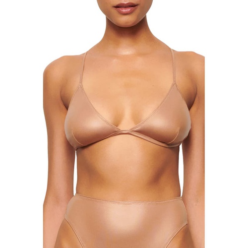  SKIMS Wet Jersey Triangle Bralette_SIENNA