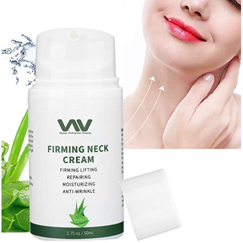  SKYWEE PROFESSIONAL PRODUCTS Neck Cream, Anti Aging Neck Firming Tightening Moisturizer Cream Lotion for Wrinkles Fine Lines and Dark Circles, Vitamin C Hyaluronic Acid for Double Chin, Sagging, Crepe Skin, Ni