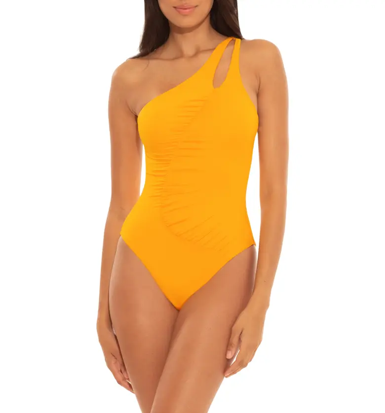 Soluna Sheer Delight One-Shoulder One-Piece Swimsuit_GOLDEN
