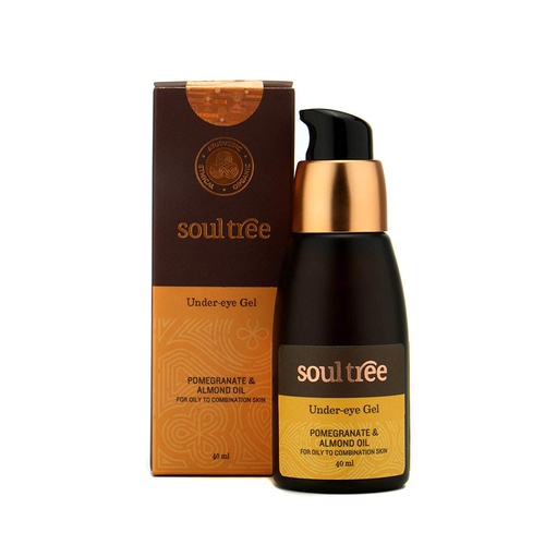  SOULTREE Natural Under Eye Cream With Pomegranate & Almond Oil | Anti-aging Skin care for Under Eye Treatment & Eye Bags Treatment | Natural Cream for Dark Circles & Puffy eyes