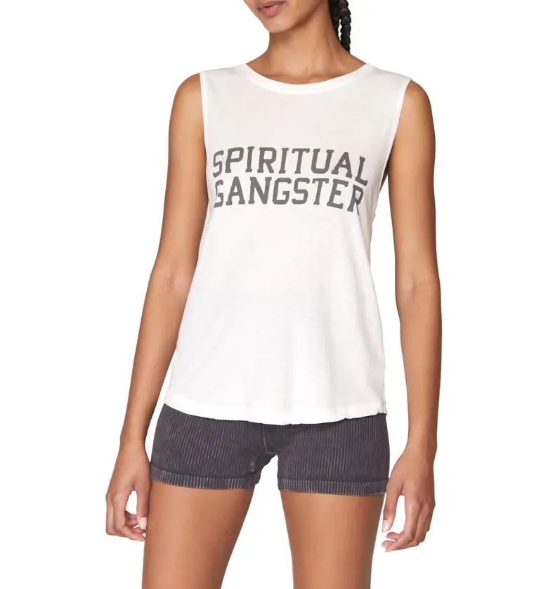 Spiritual Gangster SG Varsity Tank_STARDUST