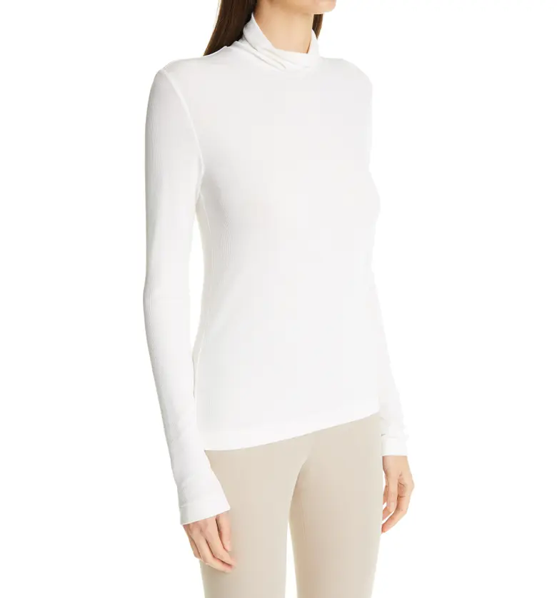  ST JOHN COLLECTION St. John Collection Long Sleeve Rib Turtleneck_IVORY IVOY