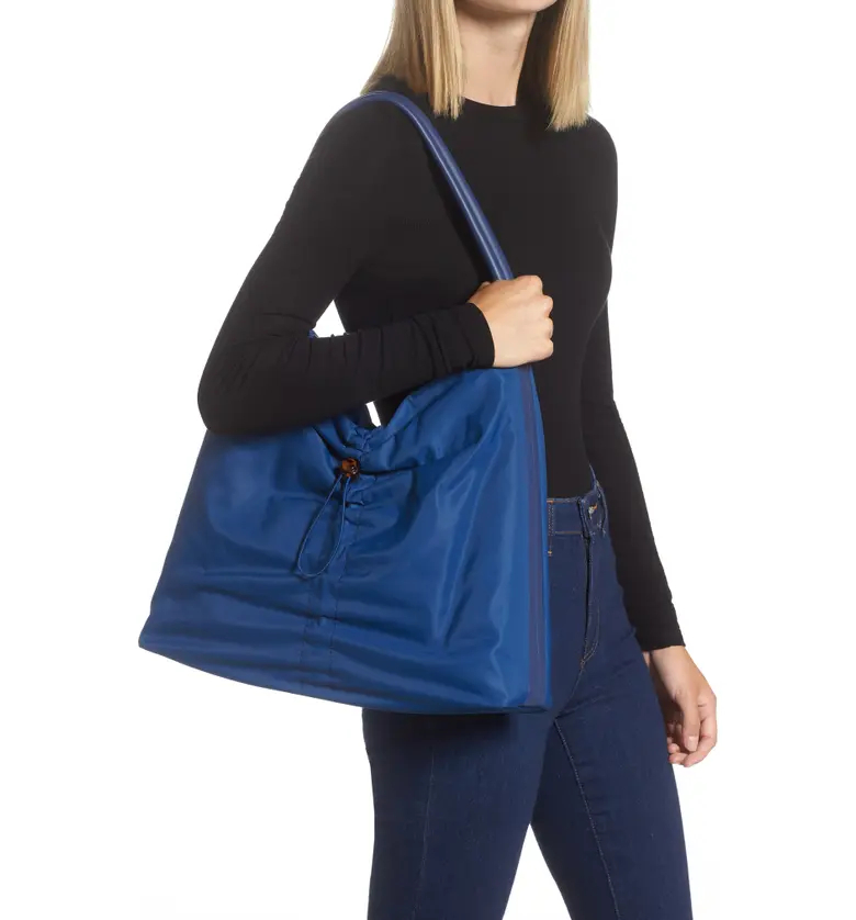  STAUD Felix Nylon Tote_TWILIGHT BLUE