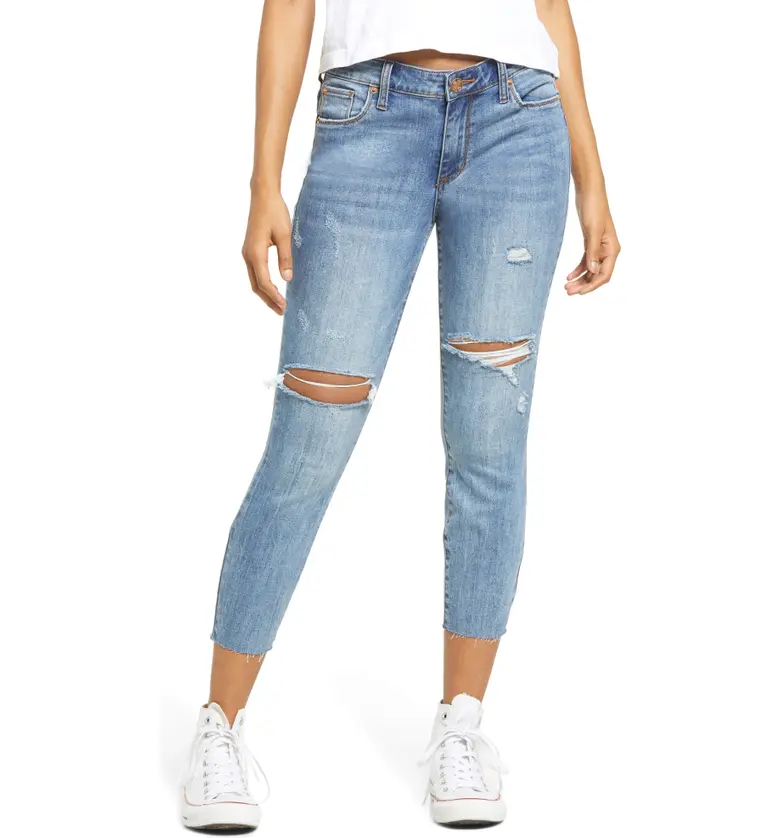 STS Blue Emma Ripped Mid Rise Crop Skinny Jeans_KENYON