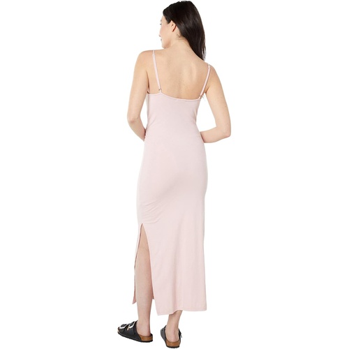  SUNDRY Cami Dress with Slit in Cotton Spandex