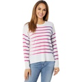 SUNDRY Ombre Stripes Crew Neck Wool & Cashmere Sweater