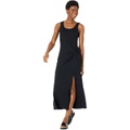 SUNDRY Long Twist Front Sleeveless Dress in Cotton Modal