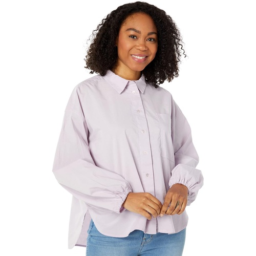  SUNDRY Woven Cotton Button-Down Shirt