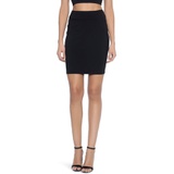 Susana Monaco Straight Stretch Knit Skirt_BLACK