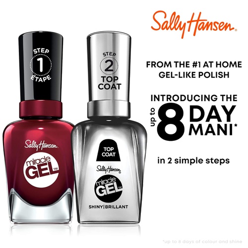  Sally Hansen Miracle Gel Nail Polish, Smartease, 0.5 Ounce