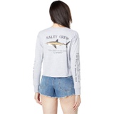 Salty Crew Bruce Long Sleeve Crop Tee