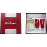 Salvatore Ferragamo for Men - 3 Pc Gift Set 3.4oz EDT Spray, 2.5oz After Shave Balm, 2.5oz Shampoo And Shower Gel.