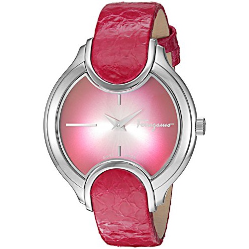 살바토로페라가모 Salvatore Ferragamo Womens FIZ010015 Signature Analog Display Quartz Red Watch