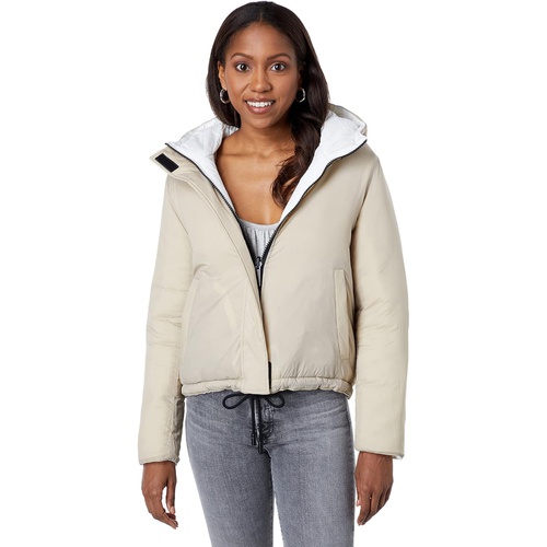  Sam Edelman Hooded Short Puffer with Drawcord Detail